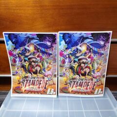 2枚セット　クリアファイル　ワンピース　スタンピード　映画の画像