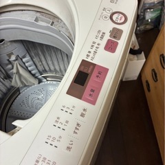 SHARP 縦型　洗濯機 2017年の画像