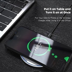 未開封未使用品　ワイヤレス充電器の画像