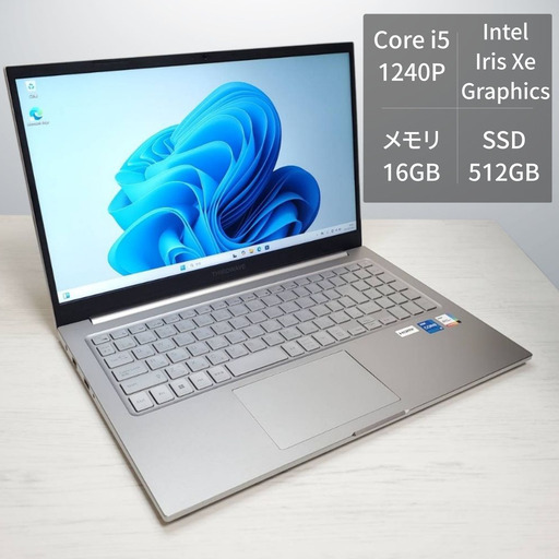2023年製 ノートパソコン THIRDWAVE DX-A5 Core i5-1240P Intel Iris Xe Graphics 16GB SSD 512GB 【保証あり・全国発送】