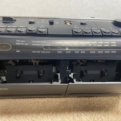 【動作確認済】SANYO U4-W26(K) ラジオ・カセットプレーヤーの画像