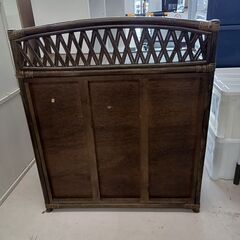 リユースのサカイ栃木店★ジモティ割あり★  ラック ブラウン W64×D34×H73 クリーニング済み TC10379の画像