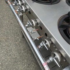 【動確済み】業務用 tanico プロ用 ３口 ガステーブル B-TGT-90 LPガス 幅900×奥600×高さ800 ３口コンロ 厨房機器 ガスコンロ 大阪発の画像