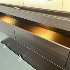 ニトリ 跳上収納セミダブルベッド ＋ Nスリープマットレス付きの画像