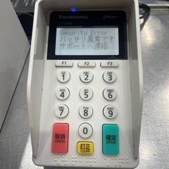 Panasonic カード決済端末　「JT-C30」とJ-MupsのPINパッドの画像