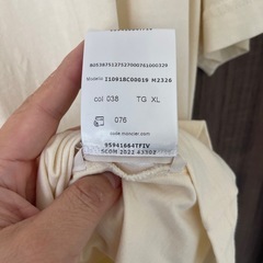 モンクレール　メンズ オーバーサイズ　XL 未使用の画像