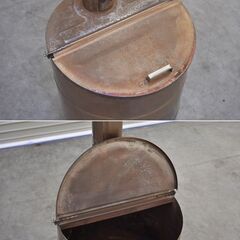 ≪yt2017ジ限≫ 家庭用焼却炉 直径約43cm 全高約137cm 小型 簡易 ※※野焼きは法律で禁止されています※※ 70815-05の画像