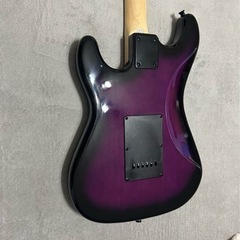 SELDER エレキギター ブラック/パープルの画像