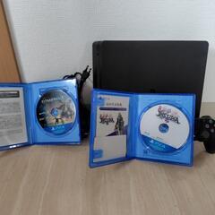 PS4 プレイステーション4 本体 + ソフト2本の画像