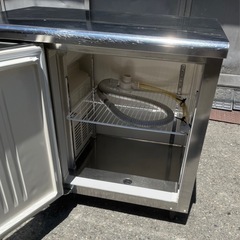 【動確済み】2019年 ホシザキ 業務用冷蔵庫 RT-90MNCG 単相 100V 157L 900×600×800 台下冷蔵庫 1ドア 厨房 コールドテーブル 大阪の画像