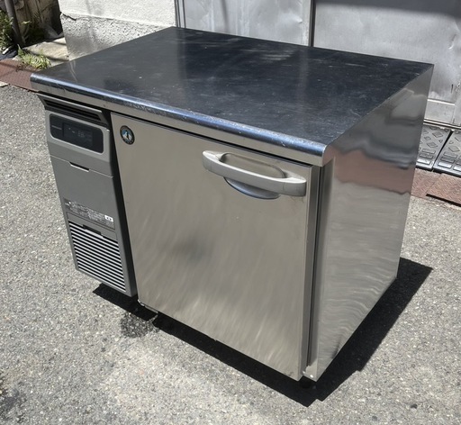 【動確済み】2019年 ホシザキ 業務用冷蔵庫 RT-90MNCG 単相 100V 157L 900×600×800 台下冷蔵庫 1ドア 厨房 コールドテーブル 大阪