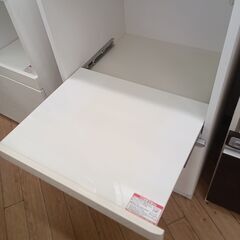 ★リユースのサカイつくば店★TK6280  食器棚 ホワイト H201×D51×W59 クリーニング済みの画像