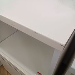 ★リユースのサカイつくば店★TK6280  食器棚 ホワイト H201×D51×W59 クリーニング済みの画像