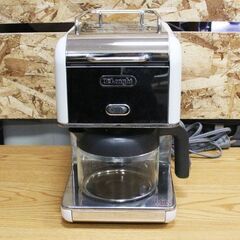 【JY-182】DeLonghi kMix デロンギ ケーミックス ドリップコーヒーメーカー ホワイト CMB6-WHの画像