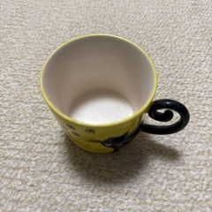 新品未使用　かわいい　クロネコ　マグカップの画像