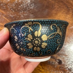 茶びつ、急須、湯呑みセットの画像