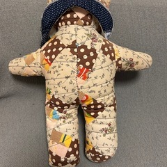パッチワーク　手芸　ぬいぐるみ　くまの画像