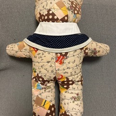 パッチワーク　手芸　ぬいぐるみ　くまの画像