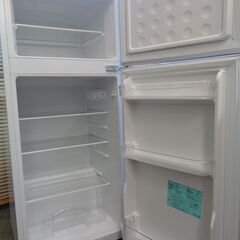 ハイアール　130L 2ドア 冷凍冷蔵庫　JR-N130A　2021年製　中古の画像