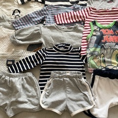 【条件あり無料】　子ども服　ベビー服　80 まとめ　セット　トップス　パジャマ　キッズ服の画像