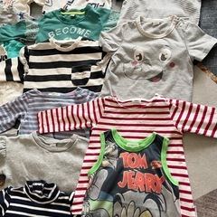 【条件あり無料】　子ども服　ベビー服　80 まとめ　セット　トップス　パジャマ　キッズ服の画像