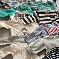 【条件あり無料】　子ども服　ベビー服　80 まとめ　セット　トップス　パジャマ　キッズ服の画像