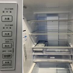 高年式!2023年製! AQUA/アクア 4ドア 冷蔵冷凍庫 430L Delie 右開き ガラスドア AQR-VZ43P(W) 幅60cm 中古家電 店頭引取歓迎 uR9990の画像
