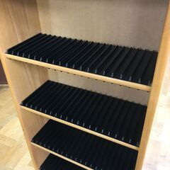 【ジャングルジャングル深井店】CDラック　収納　ナチュラル　音楽　スリム　家具　堺市　中区　深井　【FU2638】の画像