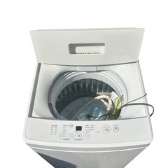【ジ0825-17】 1人暮らしの方にも使いやすい‼️無印良品 全自動電気洗濯機 MJ-W50A 5kg 2022製の画像
