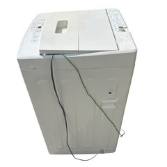 【ジ0825-17】 1人暮らしの方にも使いやすい‼️無印良品 全自動電気洗濯機 MJ-W50A 5kg 2022製の画像