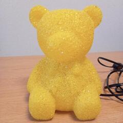 黄色いくまさん🐻ランプ 照明の画像