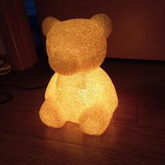 黄色いくまさん🐻ランプ 照明の画像