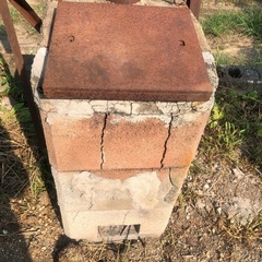 焼却炉　煙突　40×40×80の画像