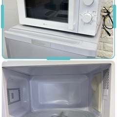 配送設置0円で🆗👌冷蔵庫&洗濯機分解洗浄済み✨✨電子レンジ‼️の画像