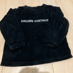 【募集中】GU キッズ　冬用パジャマ　ネイビー　130センチの画像