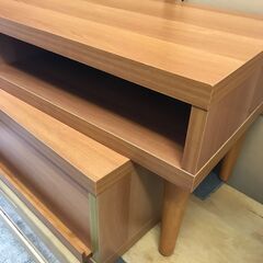 【ジャングルジャングル深井店】★TV台　ブラウン　引き出し　収納　便利　家具　堺市　中区　深井　【FU2639】の画像