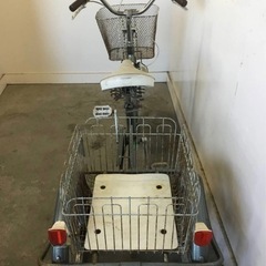 A-77 A-77(Y) 岐阜発　Maruishi/三輪自転車/走行確認/スイングなし/防犯なし/後ろブレーキレバー破損/サビ、キズあり/現状品　　R6 11/9の画像