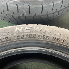 165/55R15タイヤ４本の画像