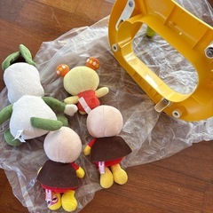 アンパンマン、ワンワン、うーたんぬいぐるみ、おまるの画像