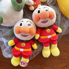 アンパンマン、ワンワン、うーたんぬいぐるみ、おまるの画像