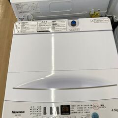【リユースのサカイ野々市店】洗濯機 ハイセンス HW-T45D 2021 ※洗浄済みの画像