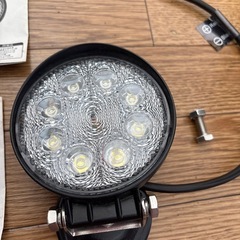 カシムラ　LEDワークライト丸　作業灯　24Wの画像