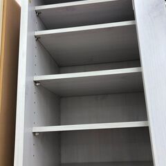 ★リユースのサカイ幸手店★SJ10259★ジモティ割あり★  シューズボックス 白 W90×D40×H180 クリーニング済み の画像