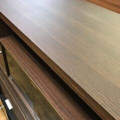 【ジャングルジャングル深井店】N▲TV台　ガラス　収納　扉　ラック　家具　堺市　中区　深井　【FU2640】の画像