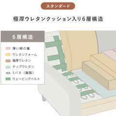 【お譲り先決定】グレー 三人掛け カウチソファの画像