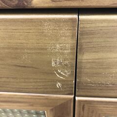 ★リユースのサカイ幸手店★SJ10260★ジモティ割あり★  収納棚 こげ茶 W59×D40×H90 クリーニング済み の画像