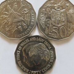 オーストラリアの硬貨の画像