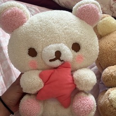 リラックマ　ぬいぐるみ　タグ付きの画像