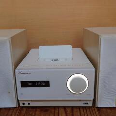 パイオニア☆CDミニコンポ iPhone対応の画像