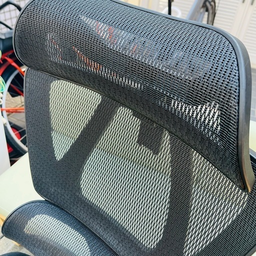 売約済み【武蔵小山店】オフィスチェア (OC707 エラストマーメッシュ BK) オフィスチェア office chair エラストマ